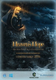 Das Bild zeigt den Flyer von Heaven´s Hope für den Release als Boxgame.